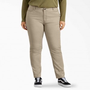 Dickies Plus Perfect Shape Hubená Fit Pants Regular | CZ0001536