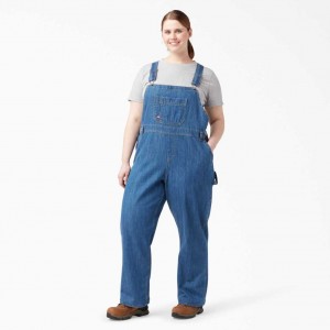 Dickies Plus Relaxed Fit Rovný Leg Bib Overalls Regular | CZ0001578