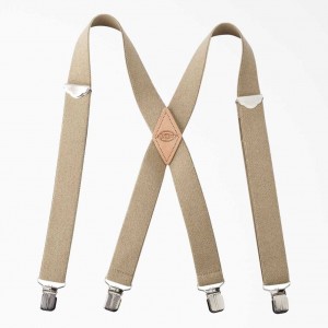 Dickies Pracovní Suspenders Hnědožlutý | CZ0001064