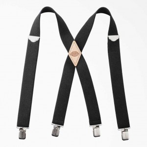 Dickies Pracovní Suspenders Černé | CZ0001062