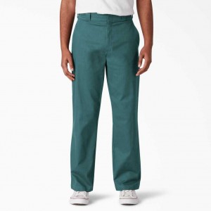 Dickies Regular Fit Twill & Ripstop Pants Zelene | CZ0001468