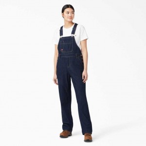 Dickies Relaxed Fit Bib Overalls Tmavě Indigo | CZ0001570