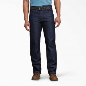 Dickies Relaxed Fit Carpenter Jeans Indigo Blankyt | CZ0001673