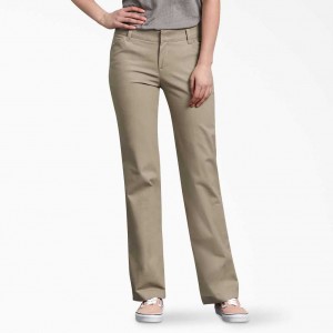 Dickies Relaxed Fit Rovný Leg Pants Desert Sand | CZ0000073