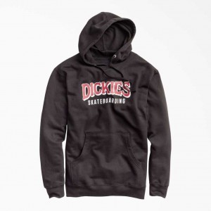 Dickies Skateboarding Fleece Hoodie Černé | CZ0001824