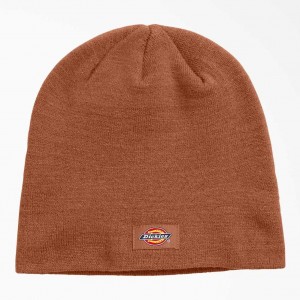 Dickies Skull Beanie Hnědé | CZ0002036