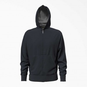 Dickies Thermal Podšité Full-Zip Fleece Hoodie with DWR Tmavě Tmavě Blankyt | CZ0001879