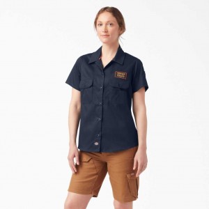 Dickies Traeger x Dickies Ultimate Grilling Shirt Tmavě Tmavě Blankyt | CZ0000360