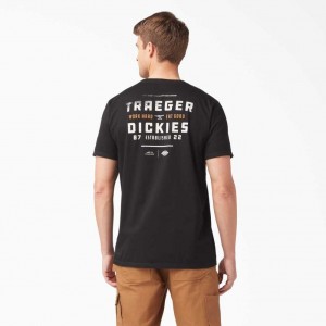 Dickies Traeger x Dickies Ultimate Grilling T-Shirt Černé | CZ0000553