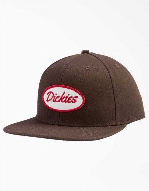 Dickies Twill Byty Bill Cap Tmavě Hnědé | CZ0002011