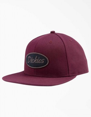 Dickies Twill Byty Bill Cap Vínové | CZ0002065