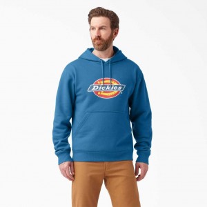 Dickies Vody Repellent Tri-Color Logo Hoodie Blankyt | CZ0001952