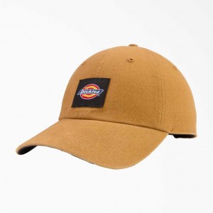 Dickies Washed Platene Cap Hnědé | CZ0001995