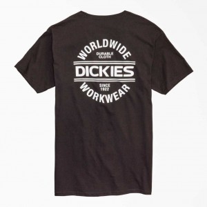 Dickies Worldwide Workwear Grafická T-Shirt Černé | CZ0000555