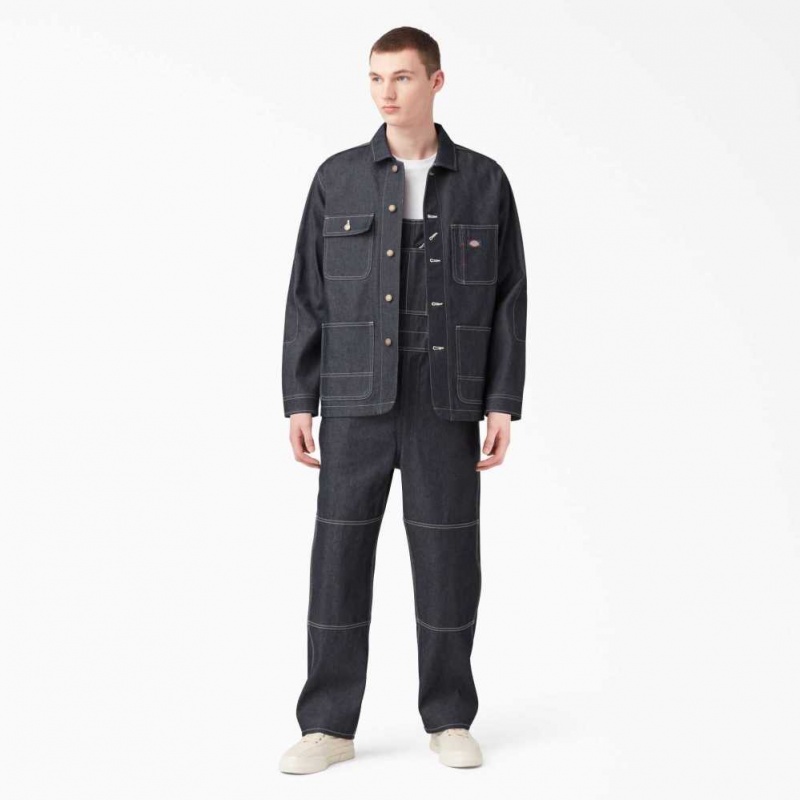 Dickies 100 Year Denim Chore Coat Indigo Blankyt | CZ0002269