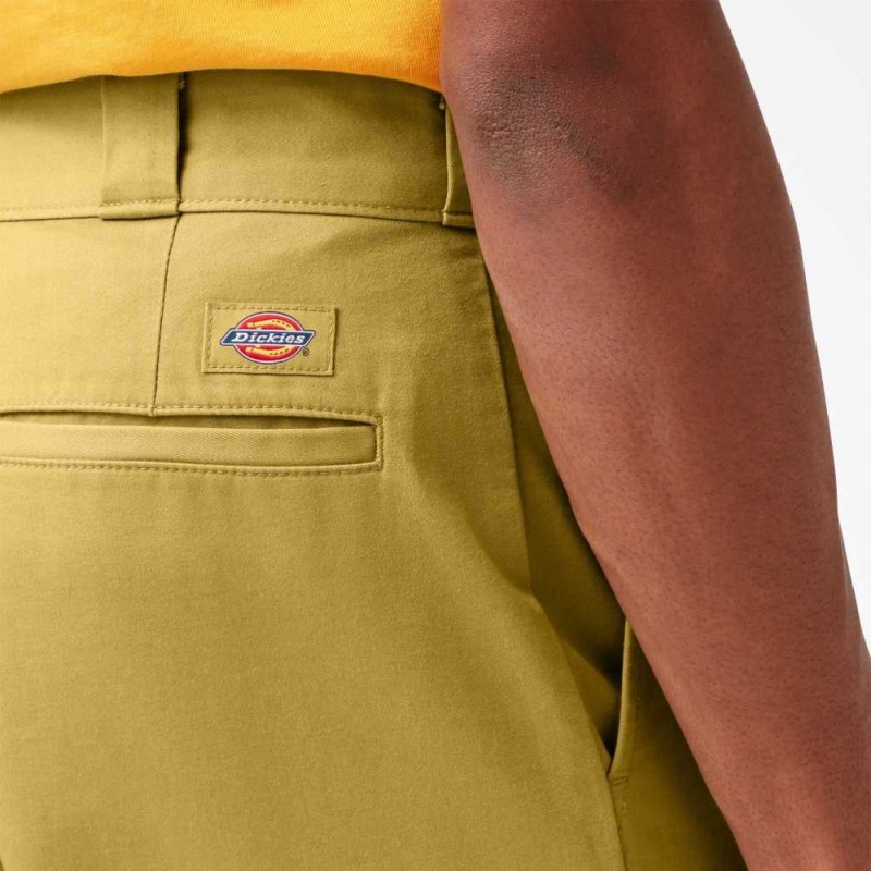 Dickies 100 Year Sateen Pracovní Pants Tmavě Hnědožlutý | CZ0001556