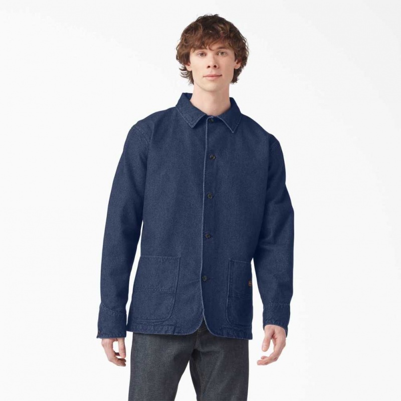 Dickies 1922 Indigo Chore Coat Indigo Blankyt | CZ0002276