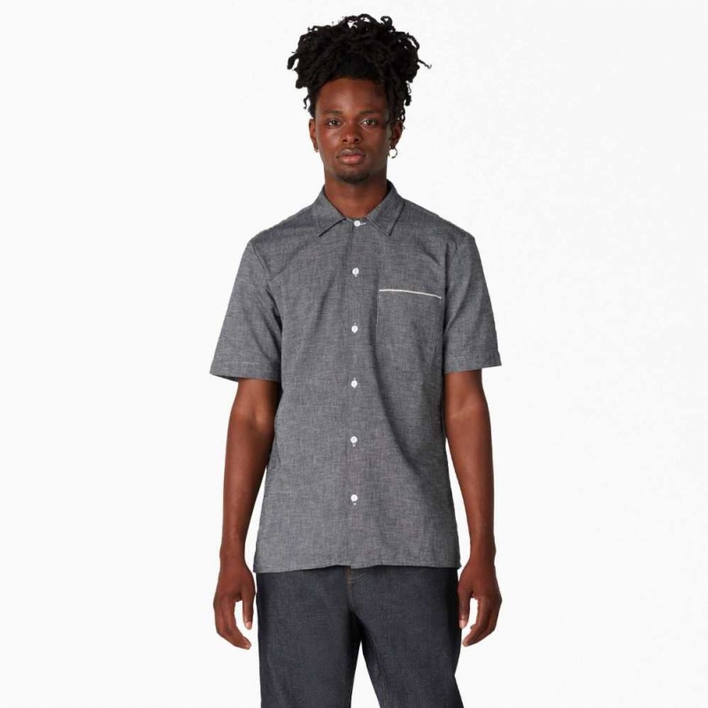 Dickies 1922 Krátké Sleeve Shirt Černé | CZ0001272