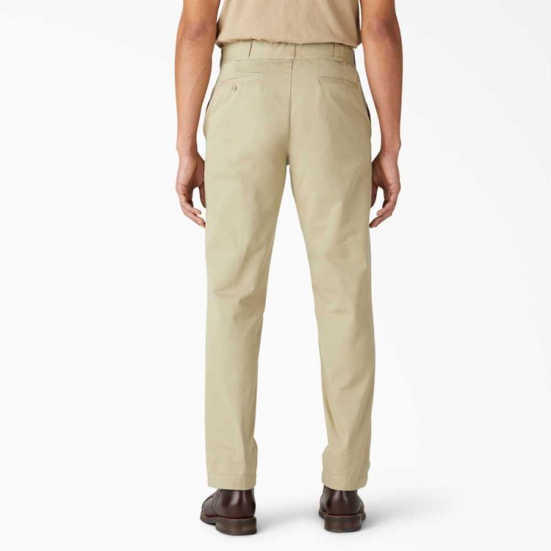 Dickies 1922 Twill Pants Rinsed Tan | CZ0001553