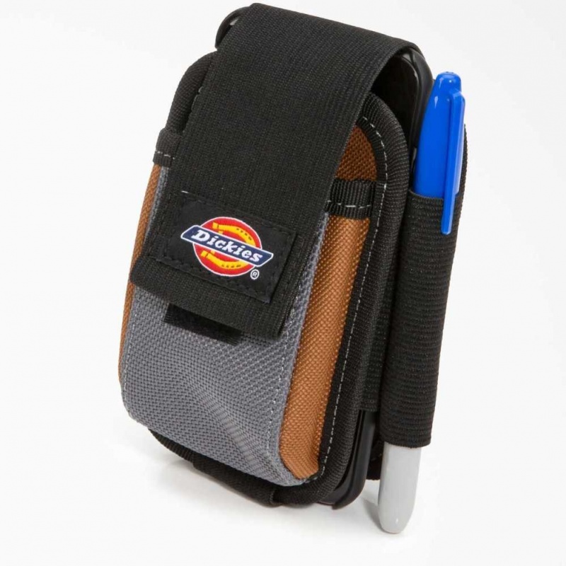 Dickies 2-Compartment Phone & Tool Pouch Hnědé | CZ0000452