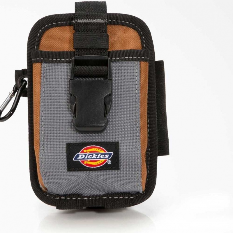 Dickies 2-Compartment Phone & Tool Utility Pouch Hnědé | CZ0000440