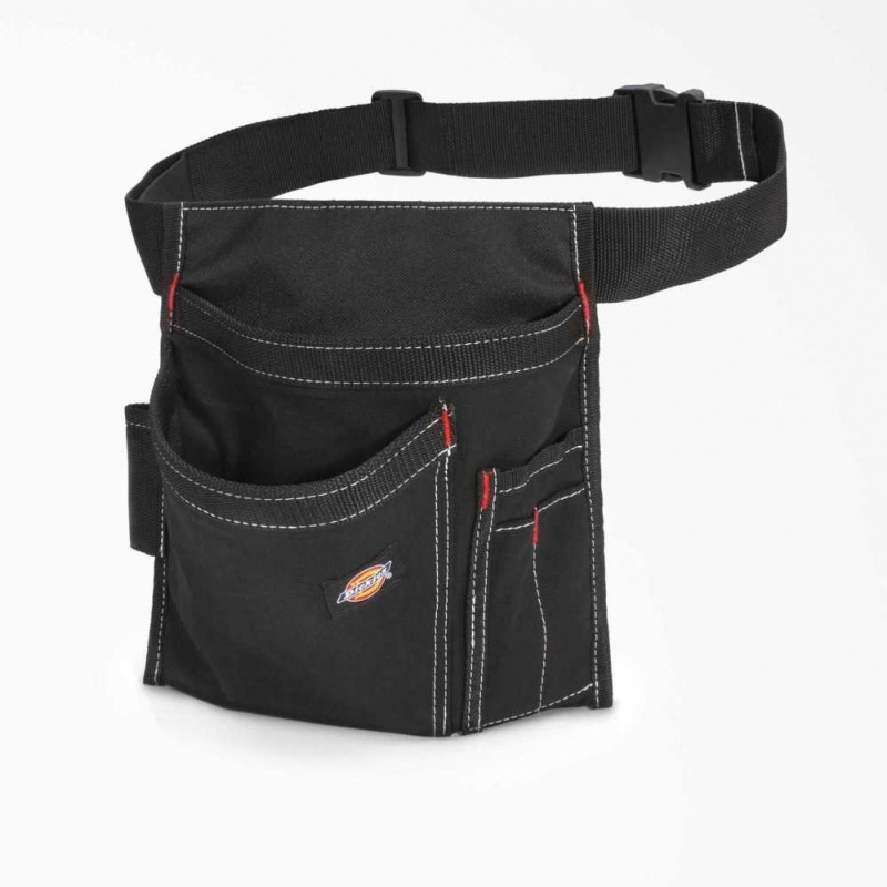 Dickies 5-Pocket Pracovní Apron with Tool Pouch Černé | CZ0000416