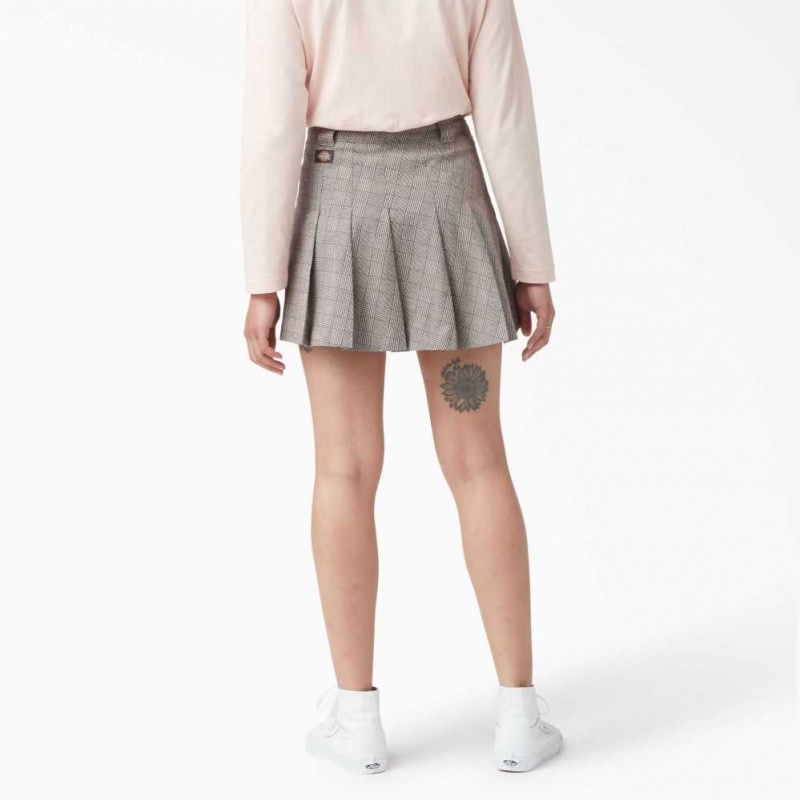 Dickies Bakerhill Skirt Hnědé | CZ0001138