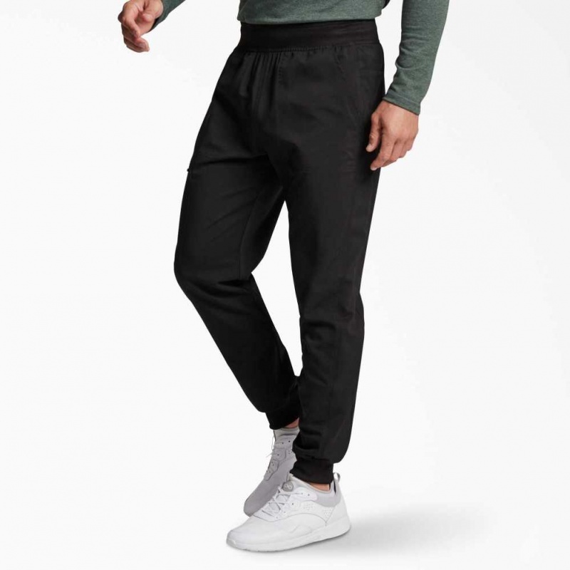 Dickies Balance Mid Rise Jogger Scrub Pants Černé | CZ0001371