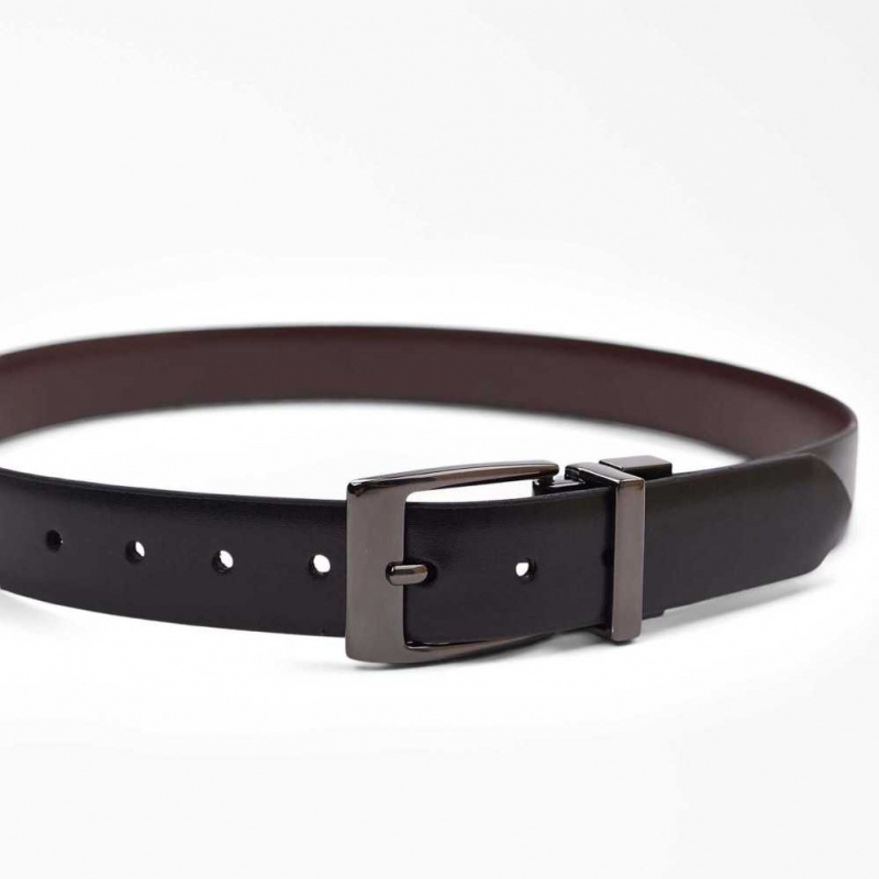 Dickies Boys' Reversible Belt Černé | CZ0002495