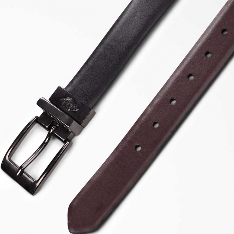 Dickies Boys' Reversible Belt Černé | CZ0002495