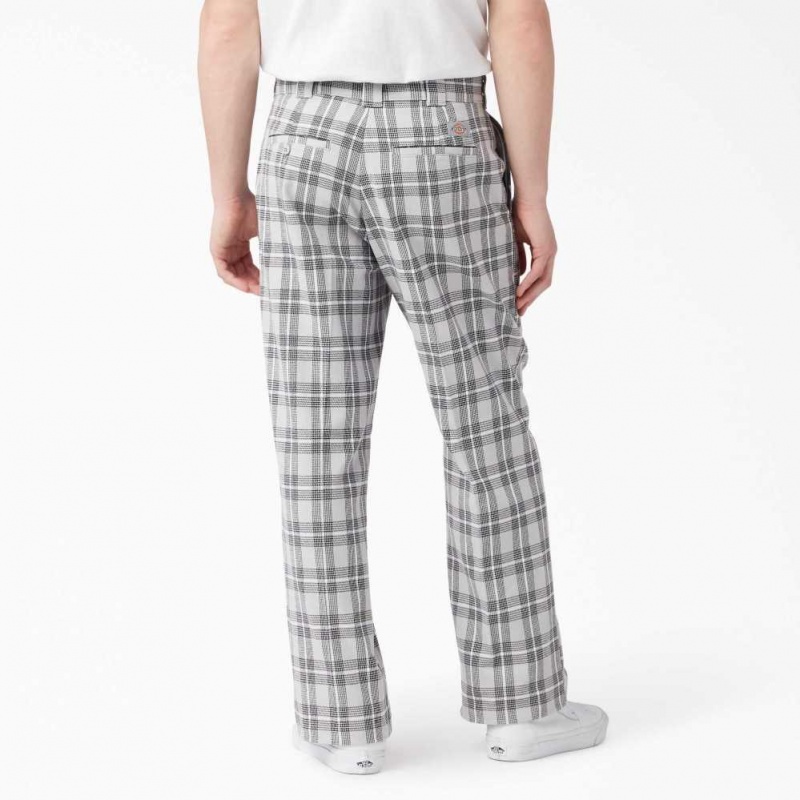 Dickies Byty Front Plaid Pants Ultimate Gray Plaid | CZ0001558