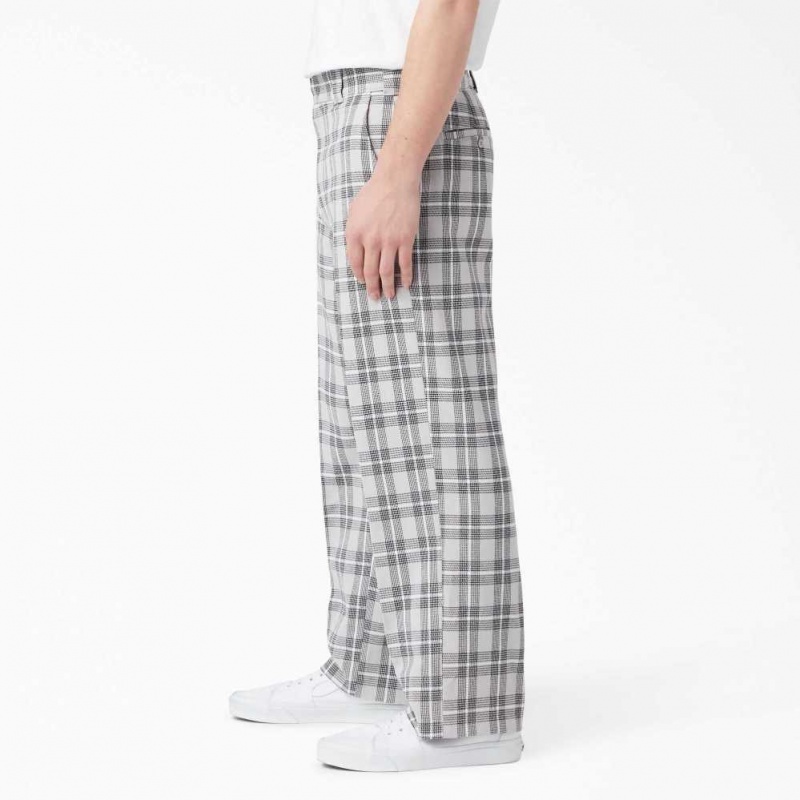 Dickies Byty Front Plaid Pants Ultimate Gray Plaid | CZ0001558