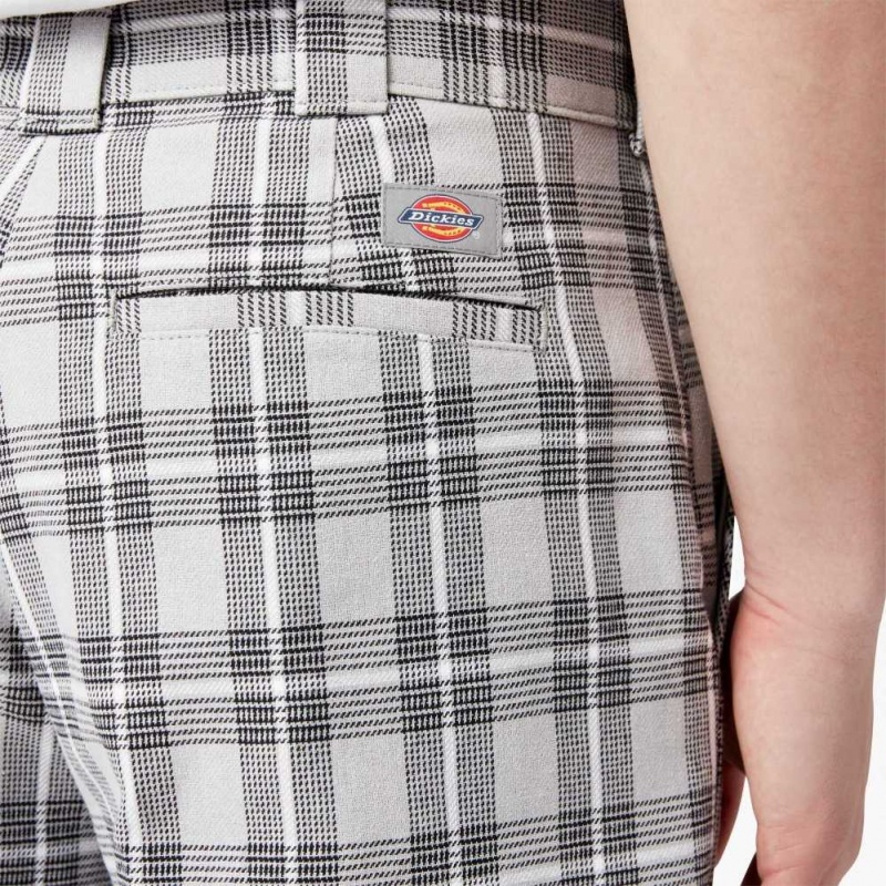 Dickies Byty Front Plaid Pants Ultimate Gray Plaid | CZ0001558