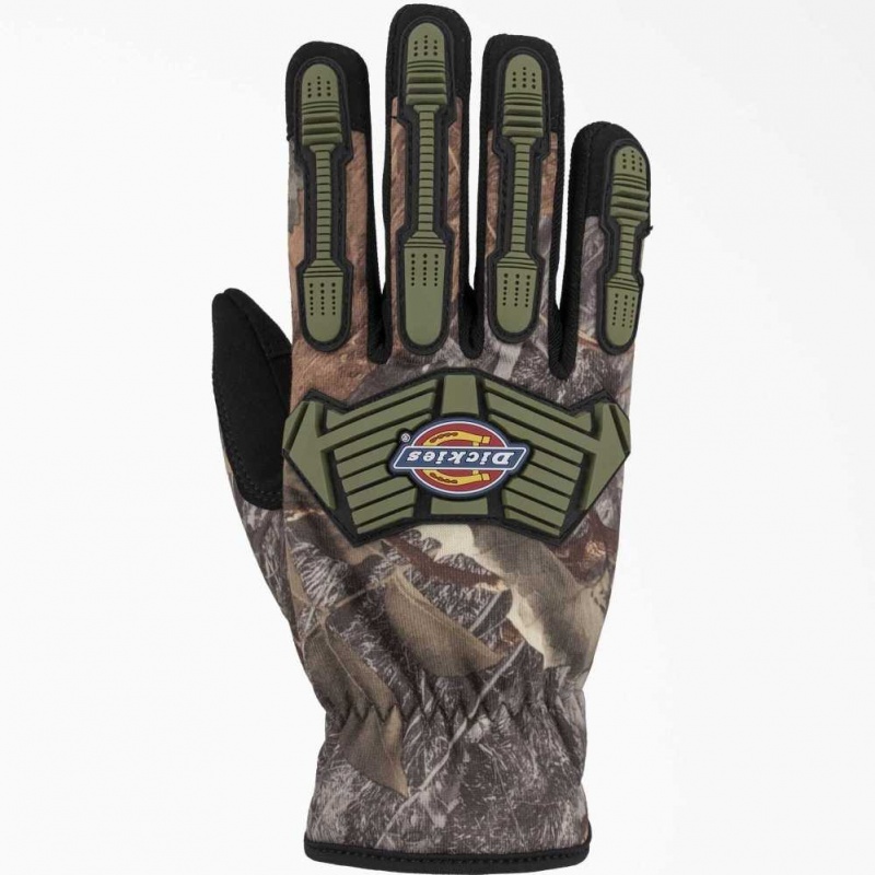 Dickies Camo Performance Zimní Gloves Černé Maskáčové | CZ0002099