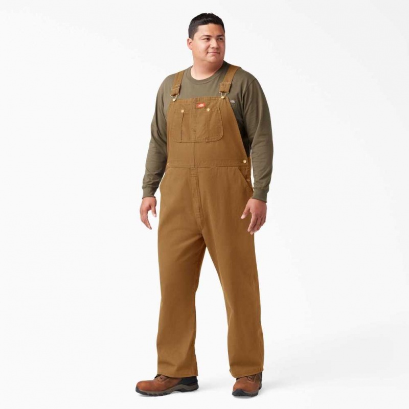 Dickies Classic Bib Overalls Hnědé | CZ0002479