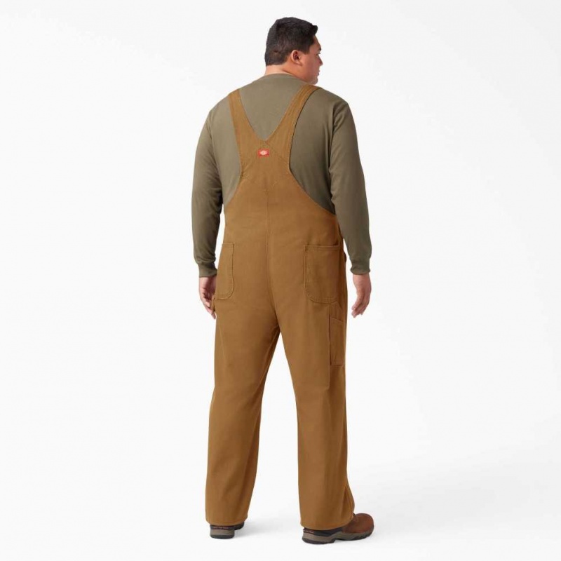 Dickies Classic Bib Overalls Hnědé | CZ0002479