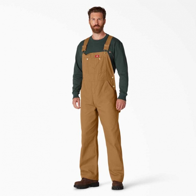 Dickies Classic Bib Overalls Hnědé | CZ0002479