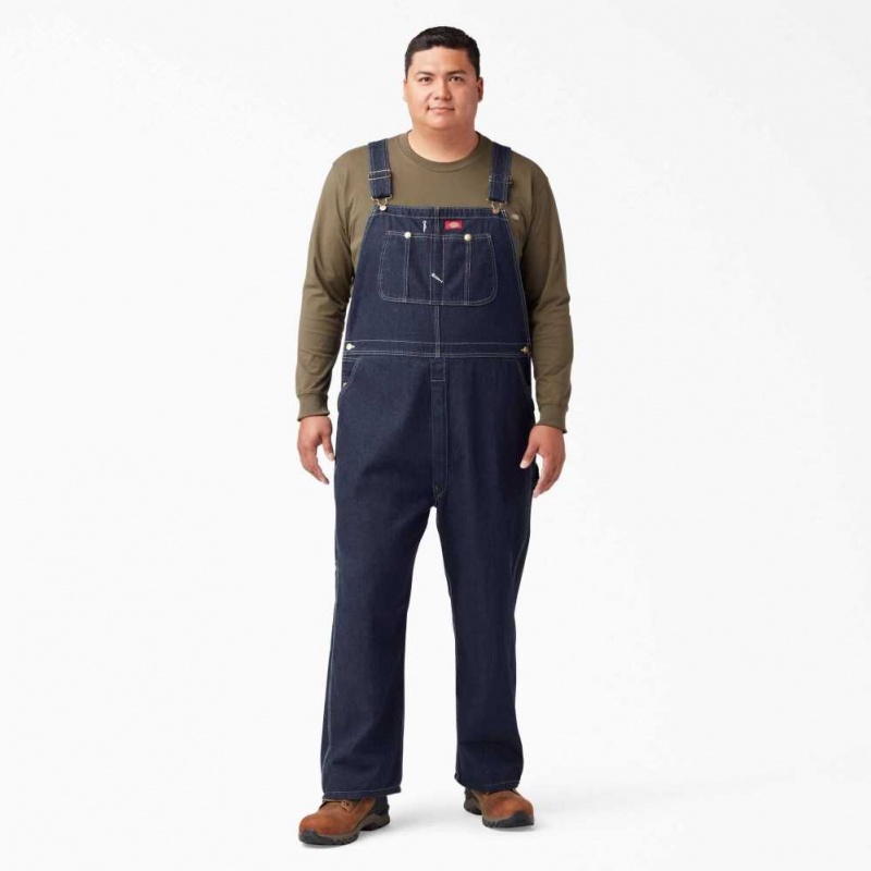 Dickies Classic Bib Overalls Indigo Blankyt | CZ0002480