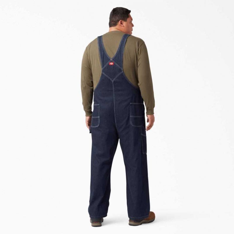 Dickies Classic Bib Overalls Indigo Blankyt | CZ0002480