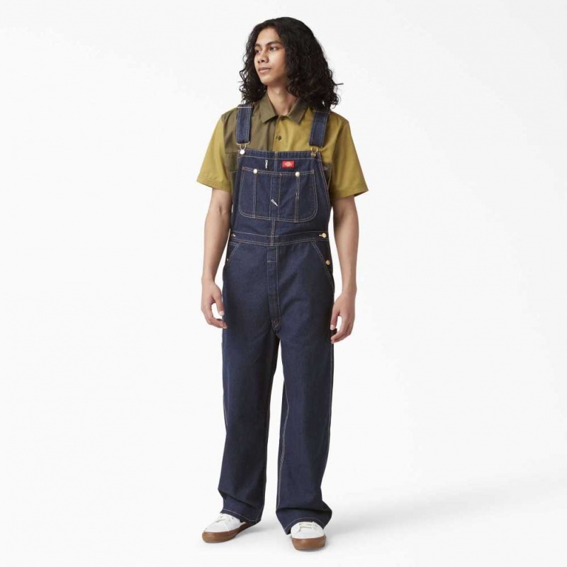 Dickies Classic Bib Overalls Indigo Blankyt | CZ0002480