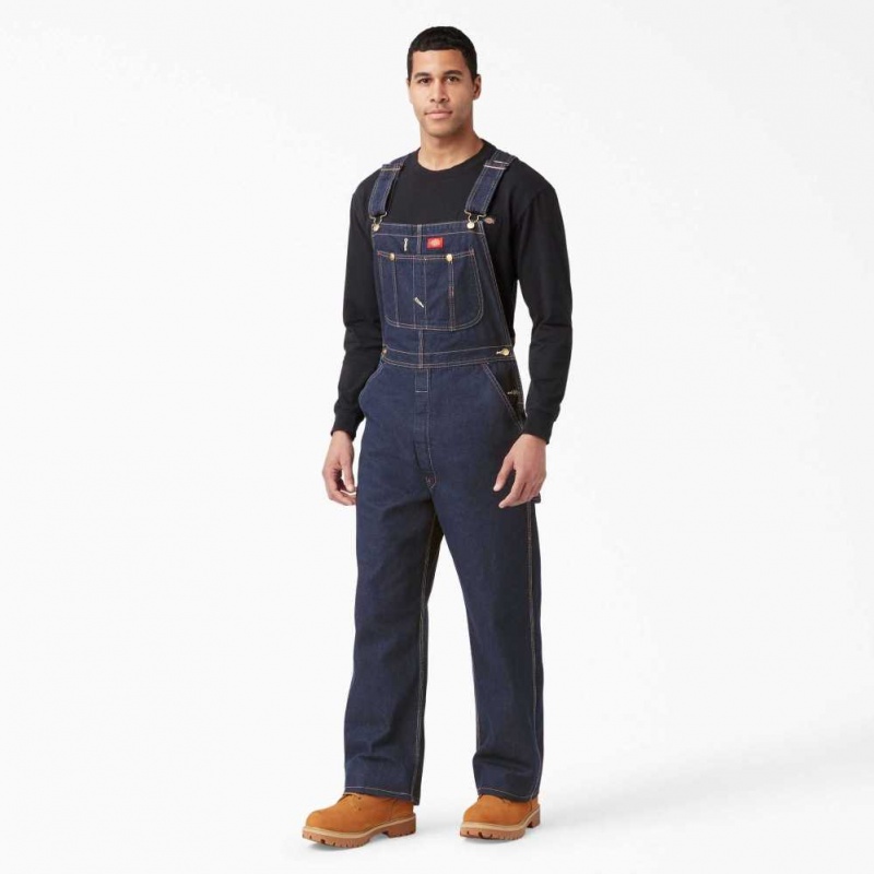 Dickies Classic Bib Overalls Indigo Blankyt | CZ0002480