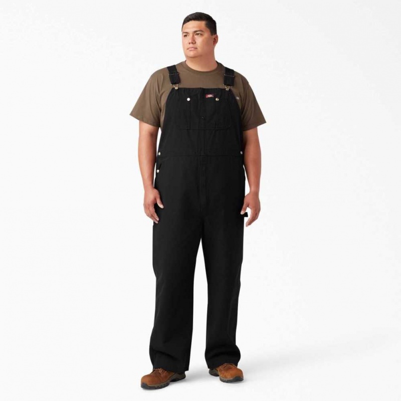 Dickies Classic Bib Overalls Černé | CZ0002478