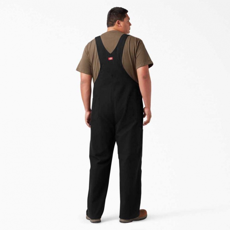 Dickies Classic Bib Overalls Černé | CZ0002478