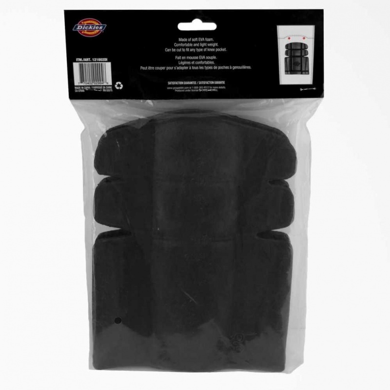 Dickies Contoured Foam Knee Pads Černé | CZ0001603