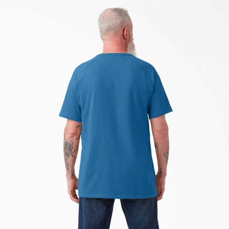 Dickies Cooling Krátké Sleeve T-Shirt Blankyt | CZ0000957