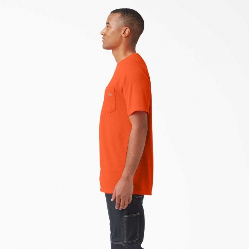 Dickies Cooling Krátké Sleeve T-Shirt Oranžové | CZ0000592