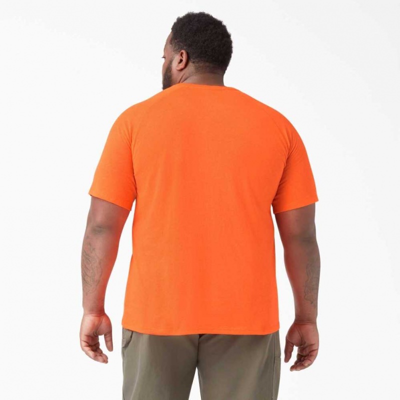 Dickies Cooling Krátké Sleeve T-Shirt Oranžové | CZ0000592