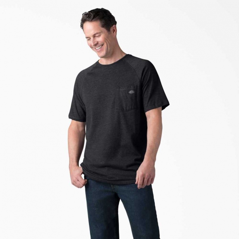 Dickies Cooling Krátké Sleeve T-Shirt Černé | CZ0000797