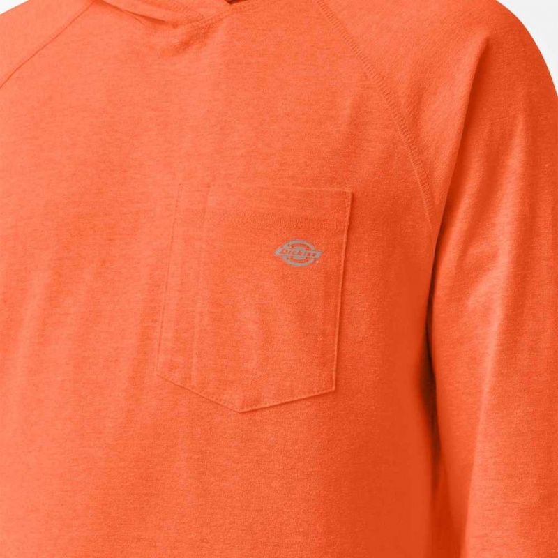 Dickies Cooling Performance Long Sleeve Sun Shirt Oranžové | CZ0001197