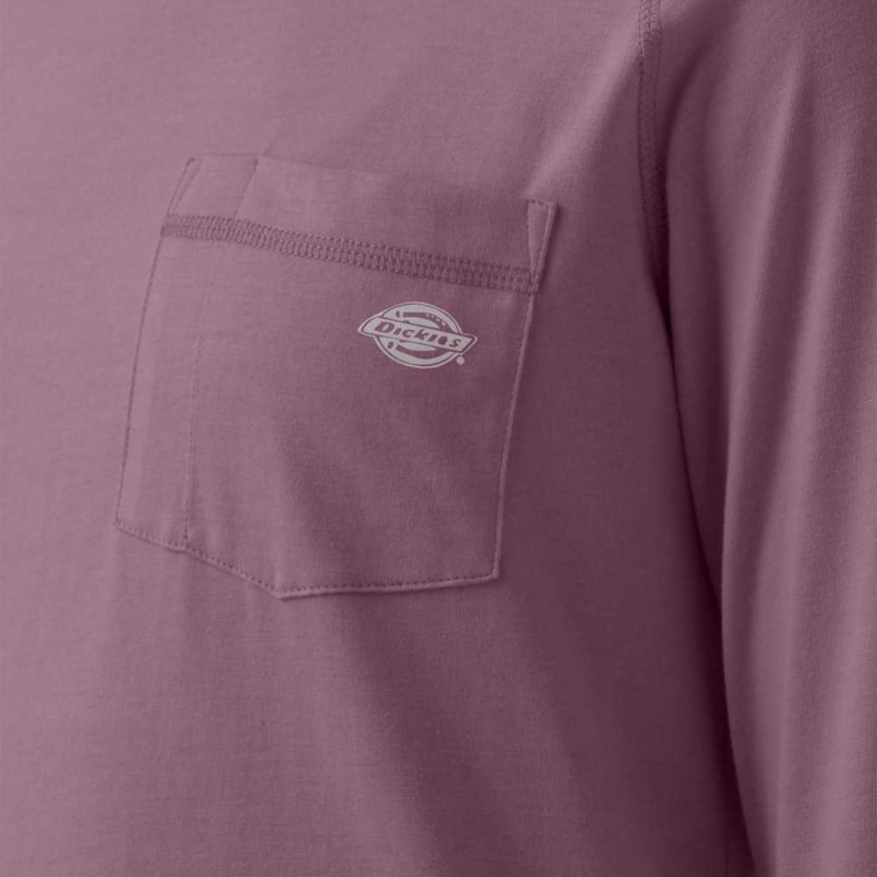 Dickies Cooling Performance Sun Shirt Mauve Shadow Heather | CZ0000383